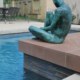 Terracotta around the pool