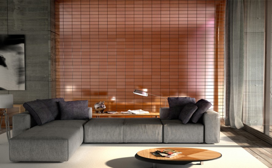 Alloy copper subway metal tile browse or buy from Attica tiles Perth